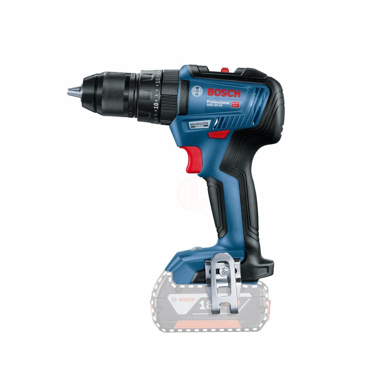 Bosch GSB 18V-50 Professional  (SOLO AKÜ DAHİL DEĞİLDİR) Akülü Darbeli Delme/Vidalamala Makineleri