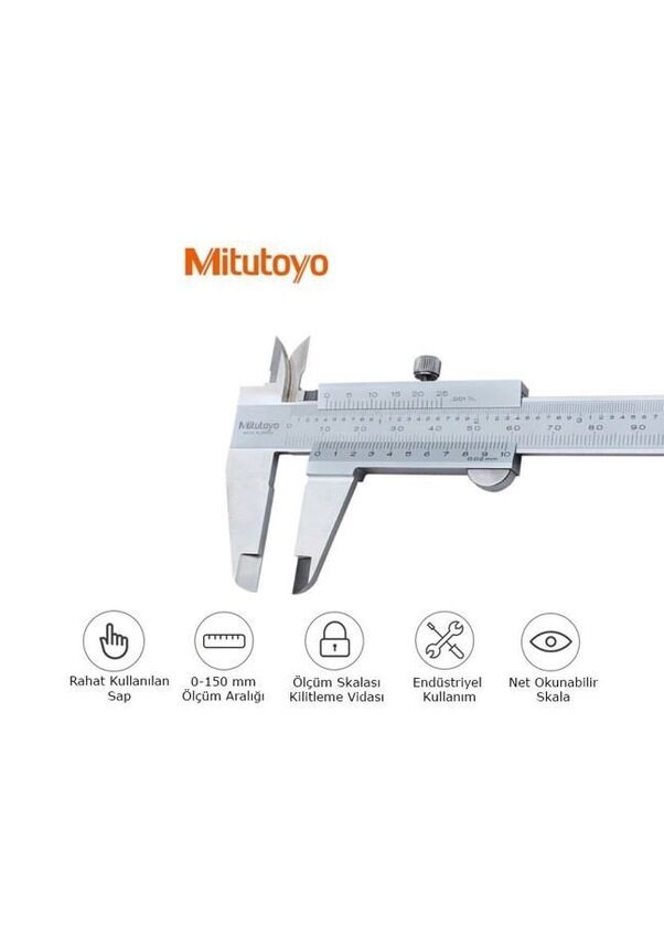 Mitutoyo 530-104 150Mm Mekanik Kumpas