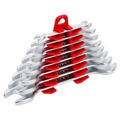 İzeltaş 8'li Açık Ağız Anahtar Takımı Kısa Boy - 0100002108