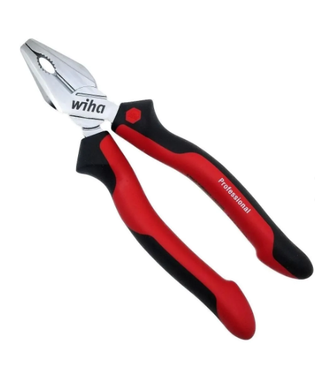 180 mm KOMBİNE PENSE KROM KAPLI WİHA Z01002