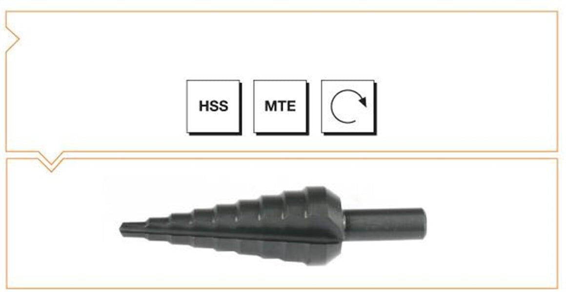 Makina Takım Hss 9 Kademeli Sac Delme Matkabı 4-20 Mm-B00314010120